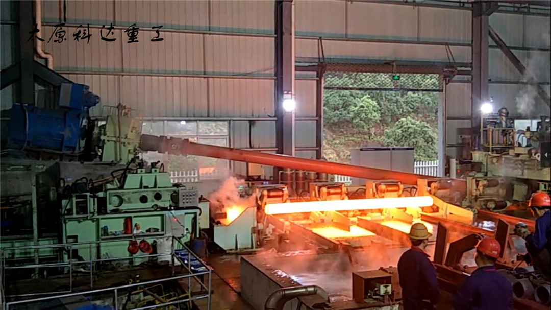 2017年6月,公司為浙江某公司設計制作的150穿孔機順利熱試投產